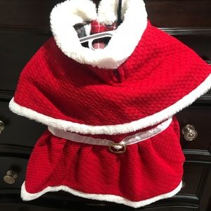 Santa claus costume for dog